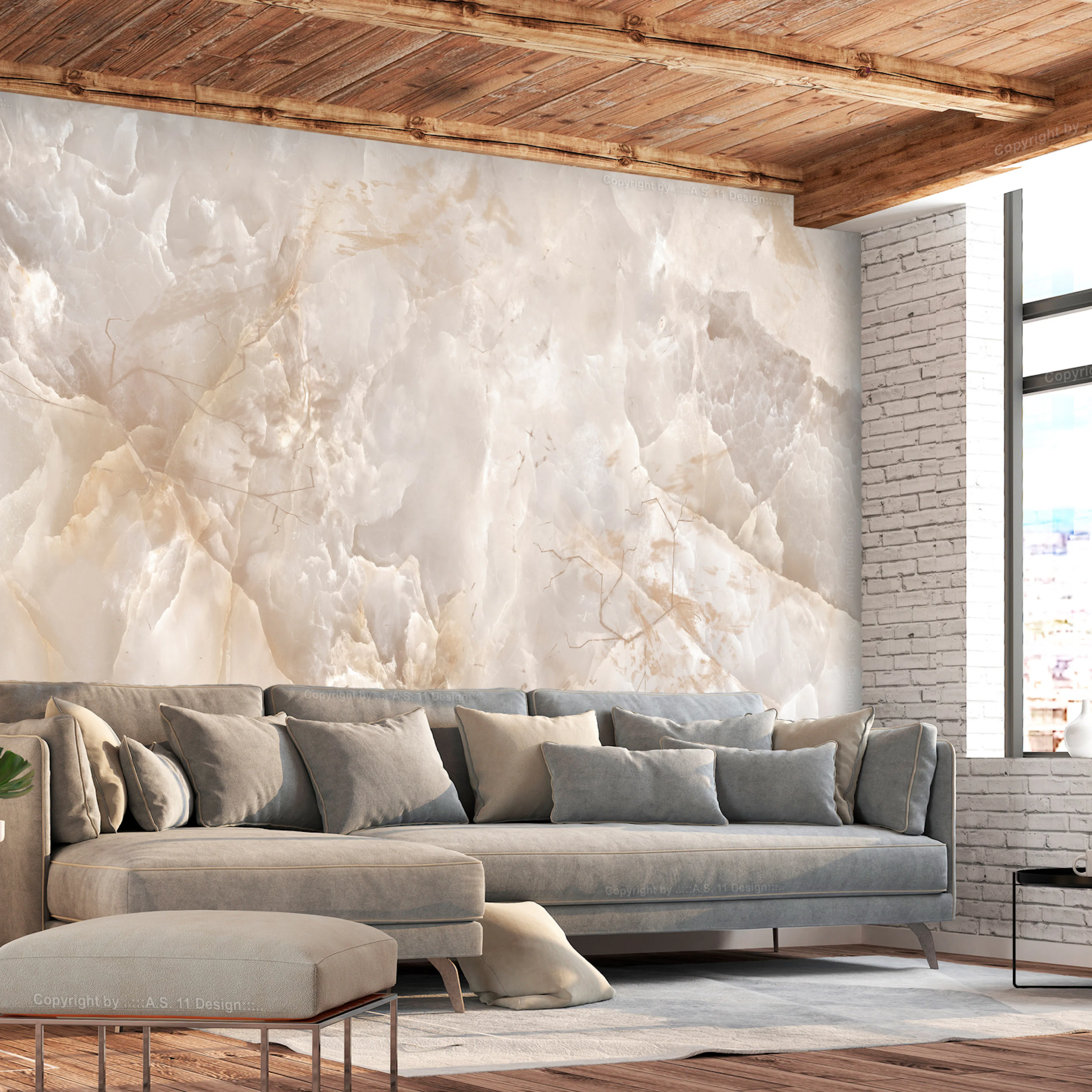 Fototapet - Toned Marble 450x315 450x315 cm