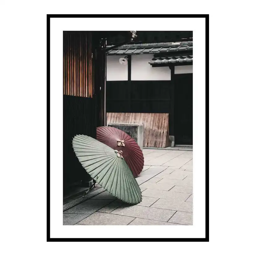Poster Gallerix Umbrellas In Kyoto
