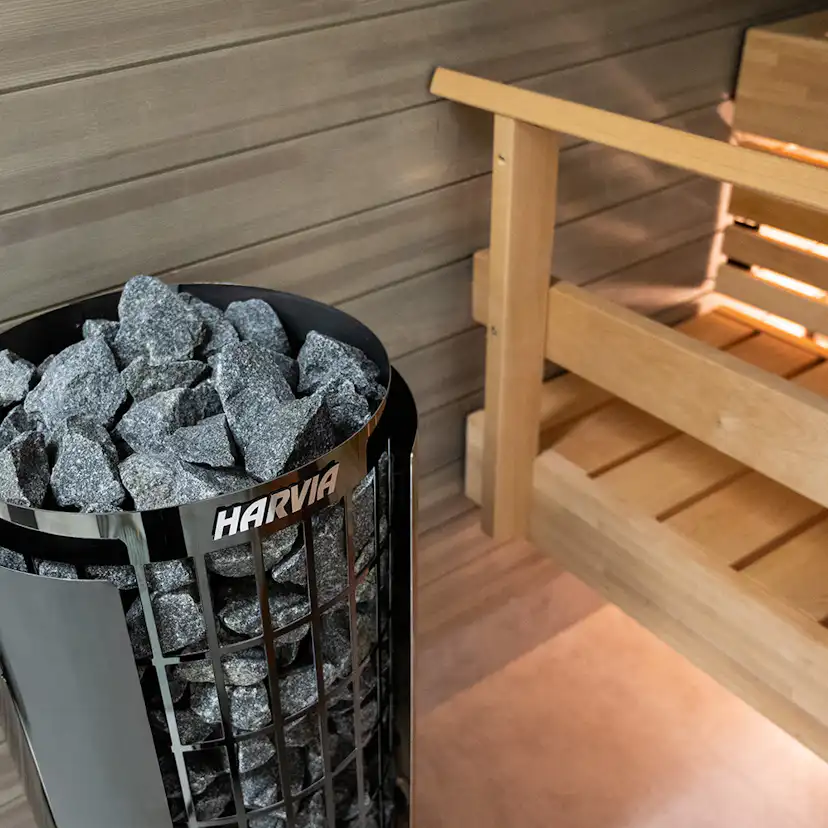 Skyddsvägg Harvia Cilindro Black Steel