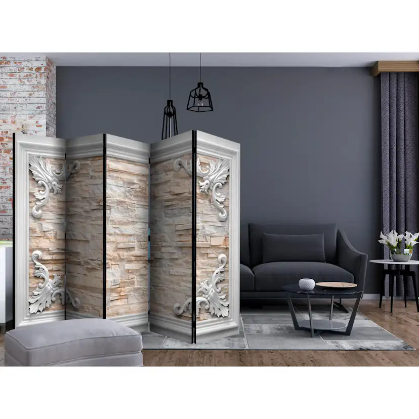 Rumsavdelare Arkiio Brick in the Frame Orange II 225x172 cm