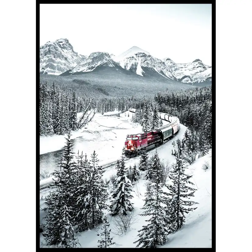 Poster Gallerix Winter Train No2