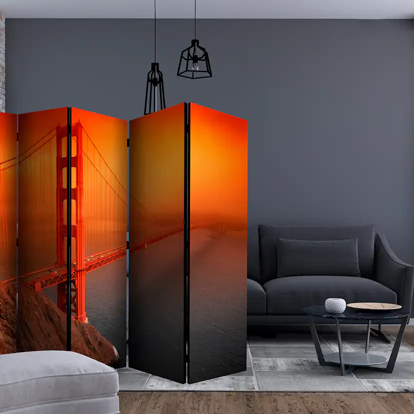 Rumsavdelare Skärmvägg Arkiio Golden Gate Bridge II 225x172 cm
