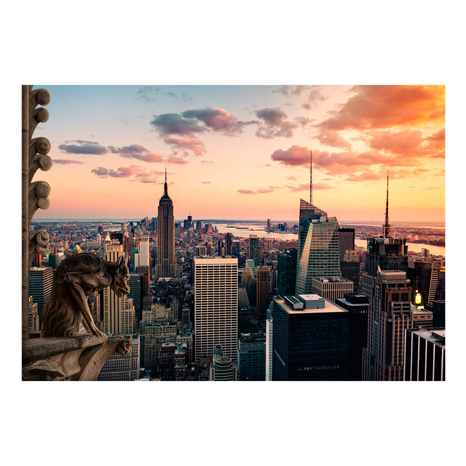 Fototapet Arkiio New York: The Skyscrapers And Sunset