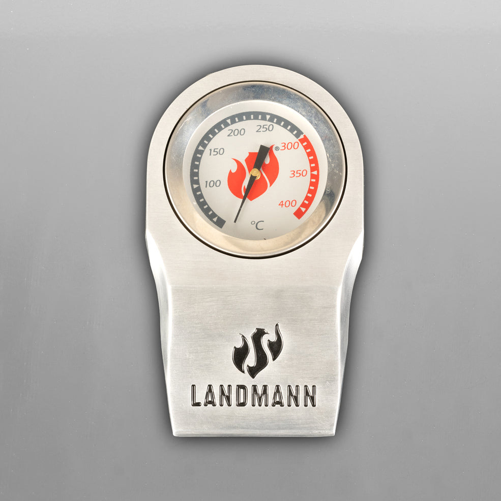 Gasolgrill Landmann Rexon Cook 4.1 2023 Rostfritt Stål Integrerad Tändare & Sidobrännare