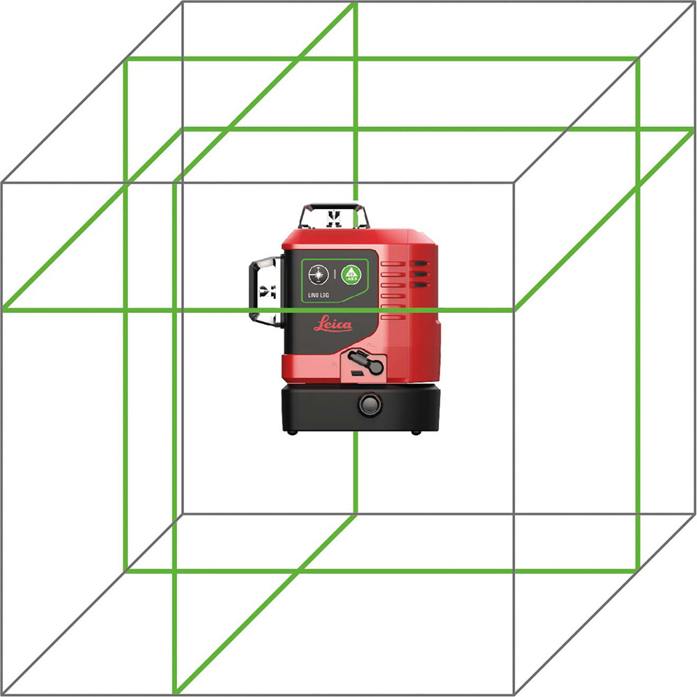 Multikorslaser Leica Lino Grön L6GS-1