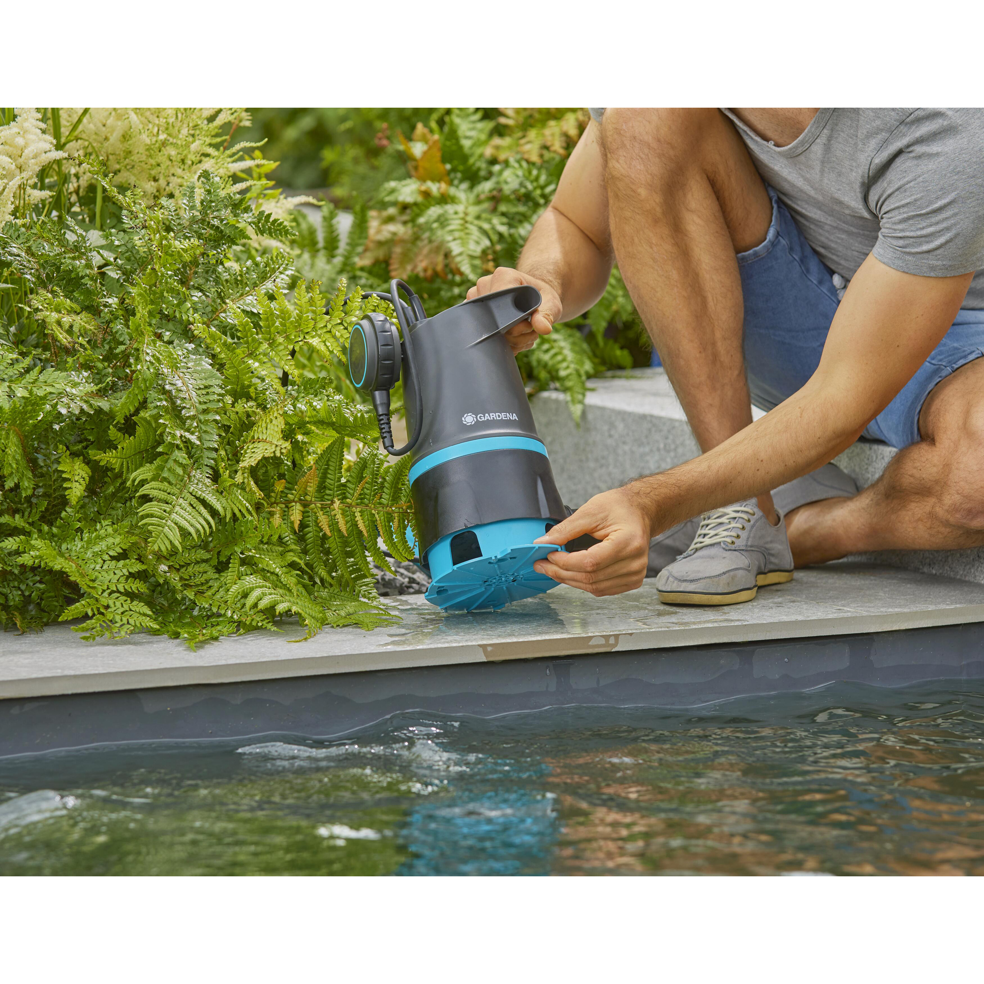 Spillvattenpump Gardena Basic 20000 För Rent & Smutsigt Vatten