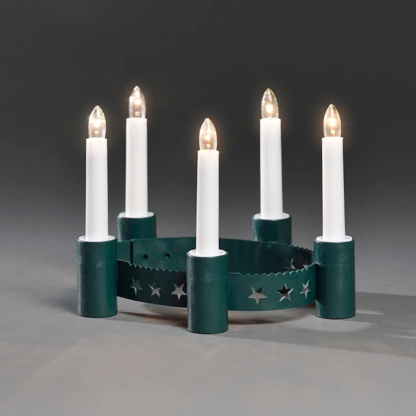 Luciakrona Gnosjö Konstsmide Grön