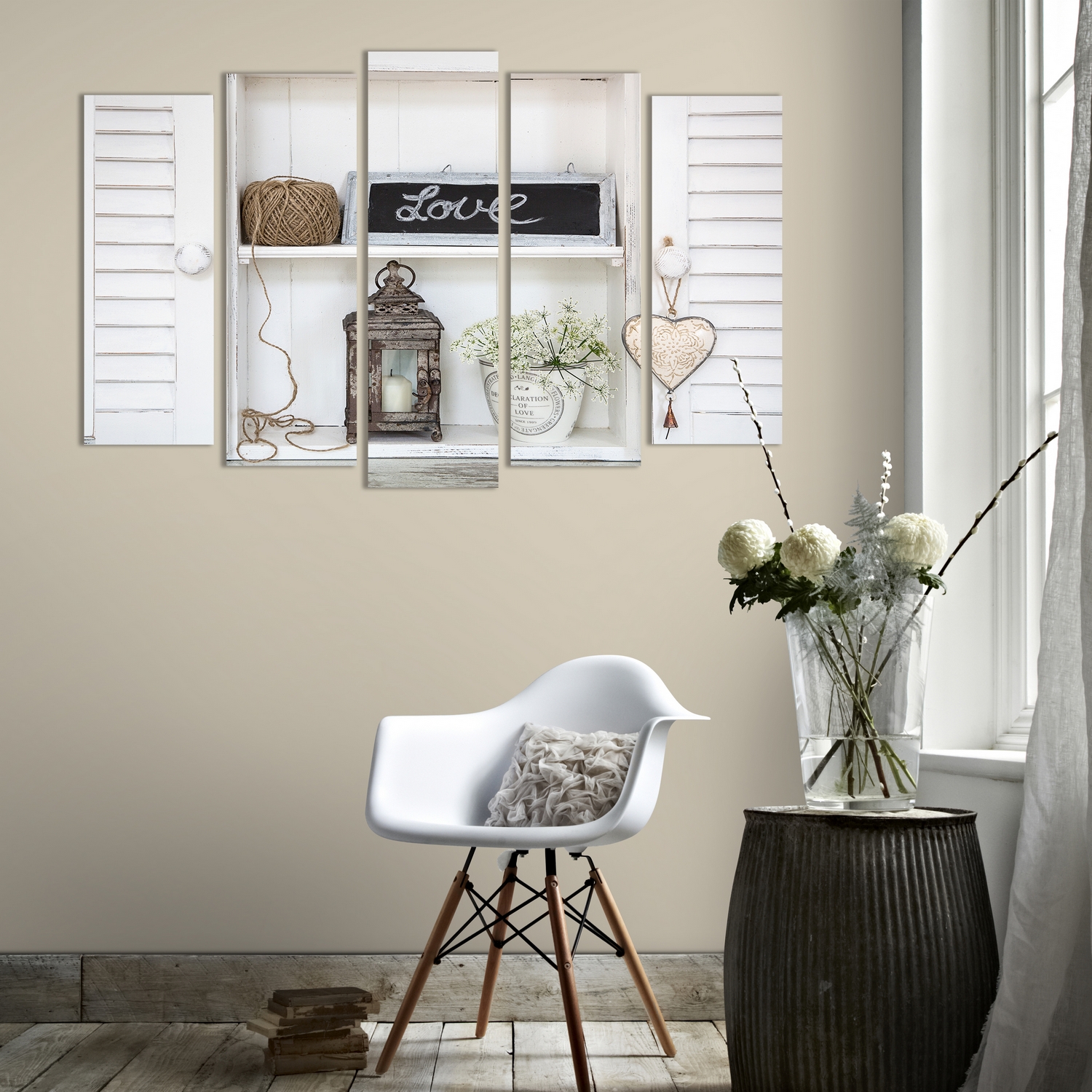 Tavla Art for the Home 5 Delar Love