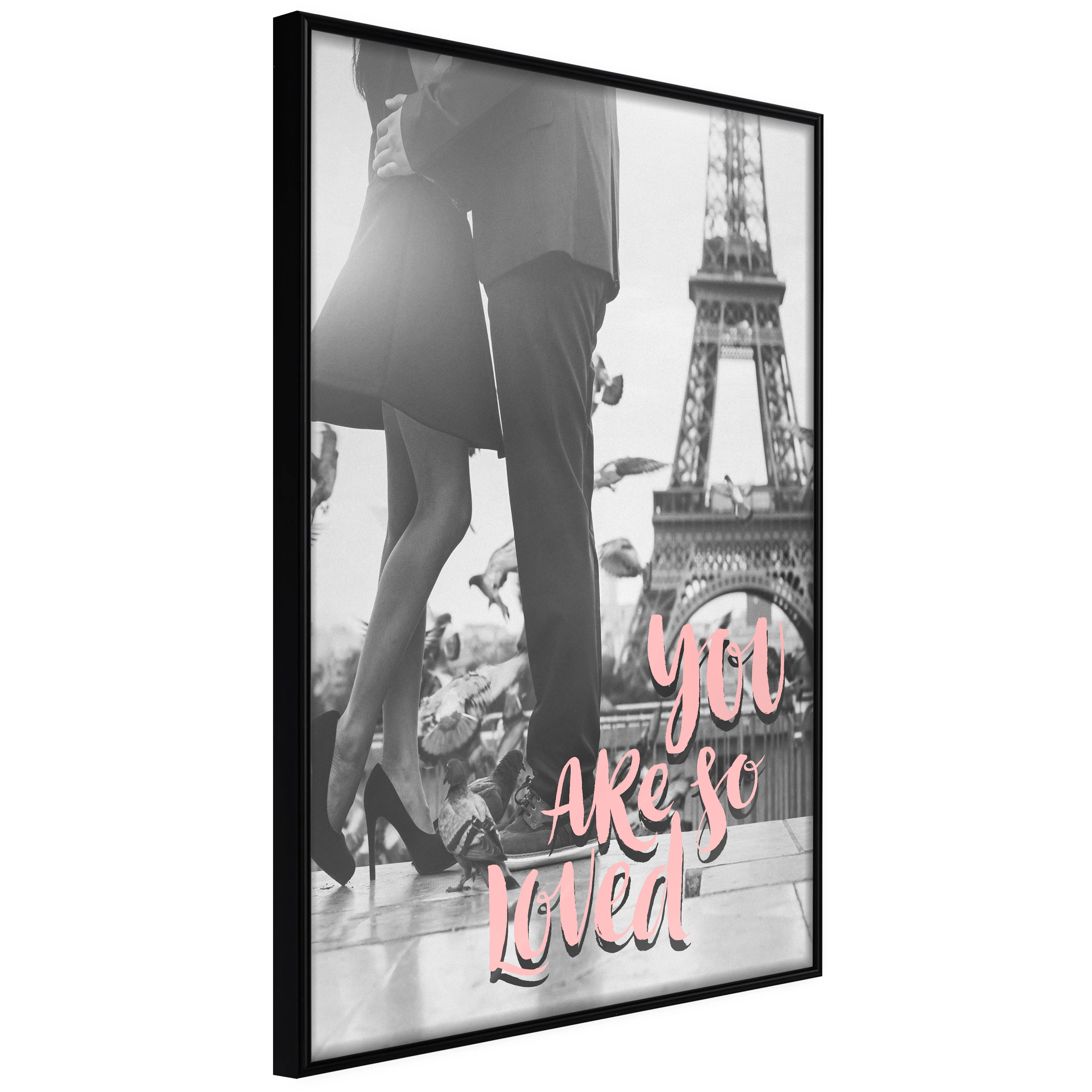 Affisch - You Are so Loved [Poster] 40x60 Svart ram, 40x60 cm
