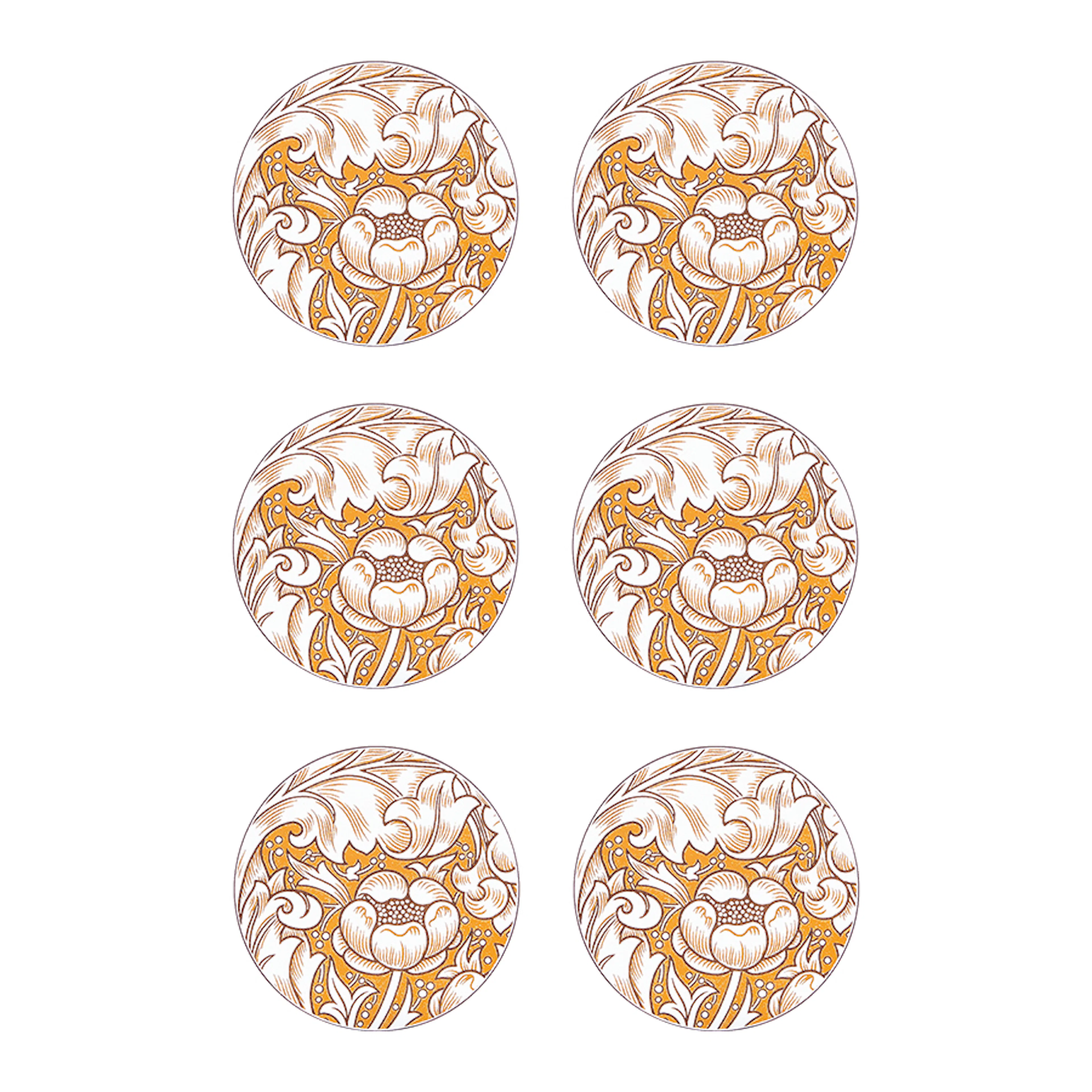 Glasunderlägg Åry Trays Bachelors Button