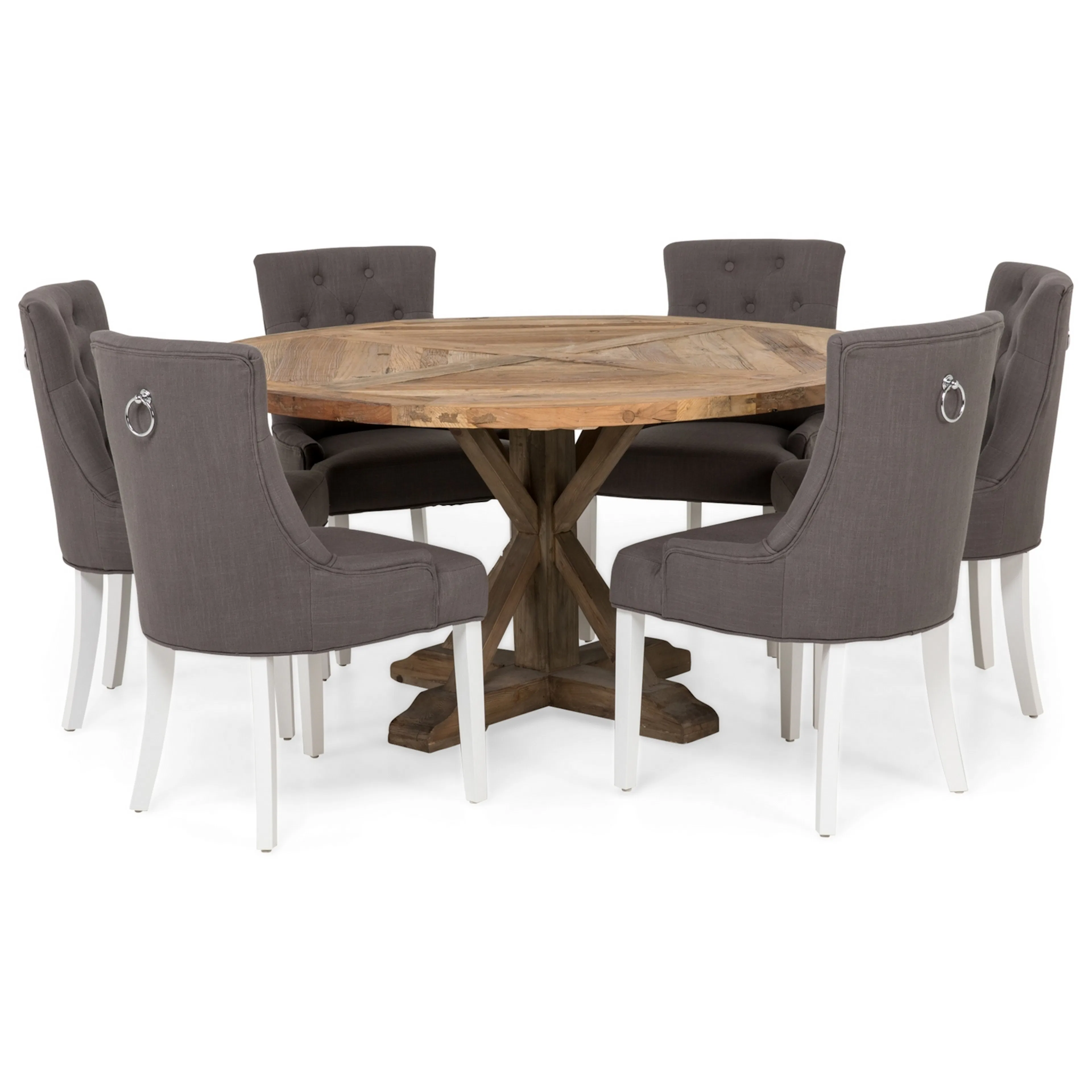 Matgrupp In Living Lyon Ø150 cm Rund med 6 st Viktoria Stolar