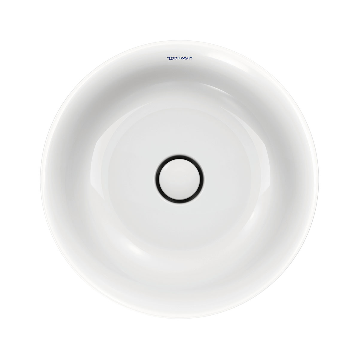 Tvättställ Duravit White Tulip för Placering på Bänkskiva Vit Högblank 430 mm