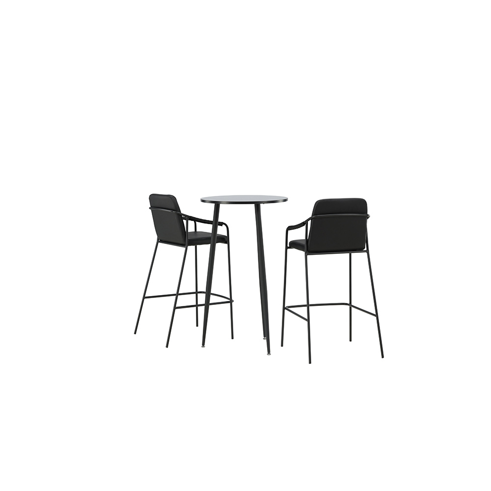 Matgrupp Venture Home Plaza Ø60 cm med 2 st Bella stolar