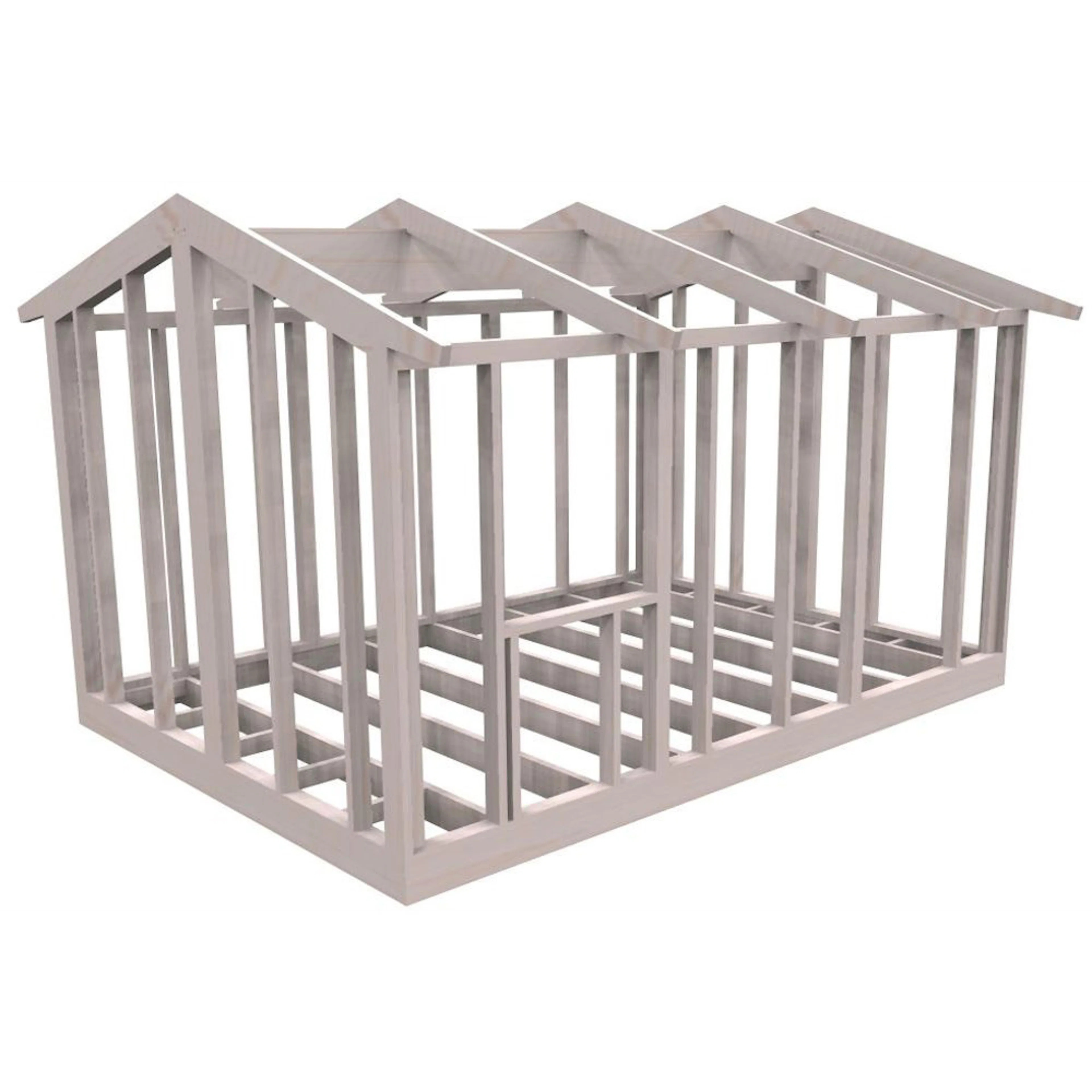 Friggebodsstomme Byggstommar 16 grader 4500x3190 mm Färdiga Sektioner