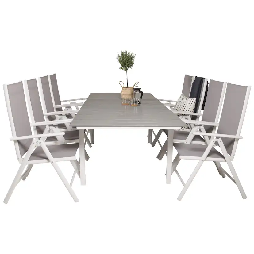 Matgrupp Venture Home Lova 160/240 med 8 Bront Stolar