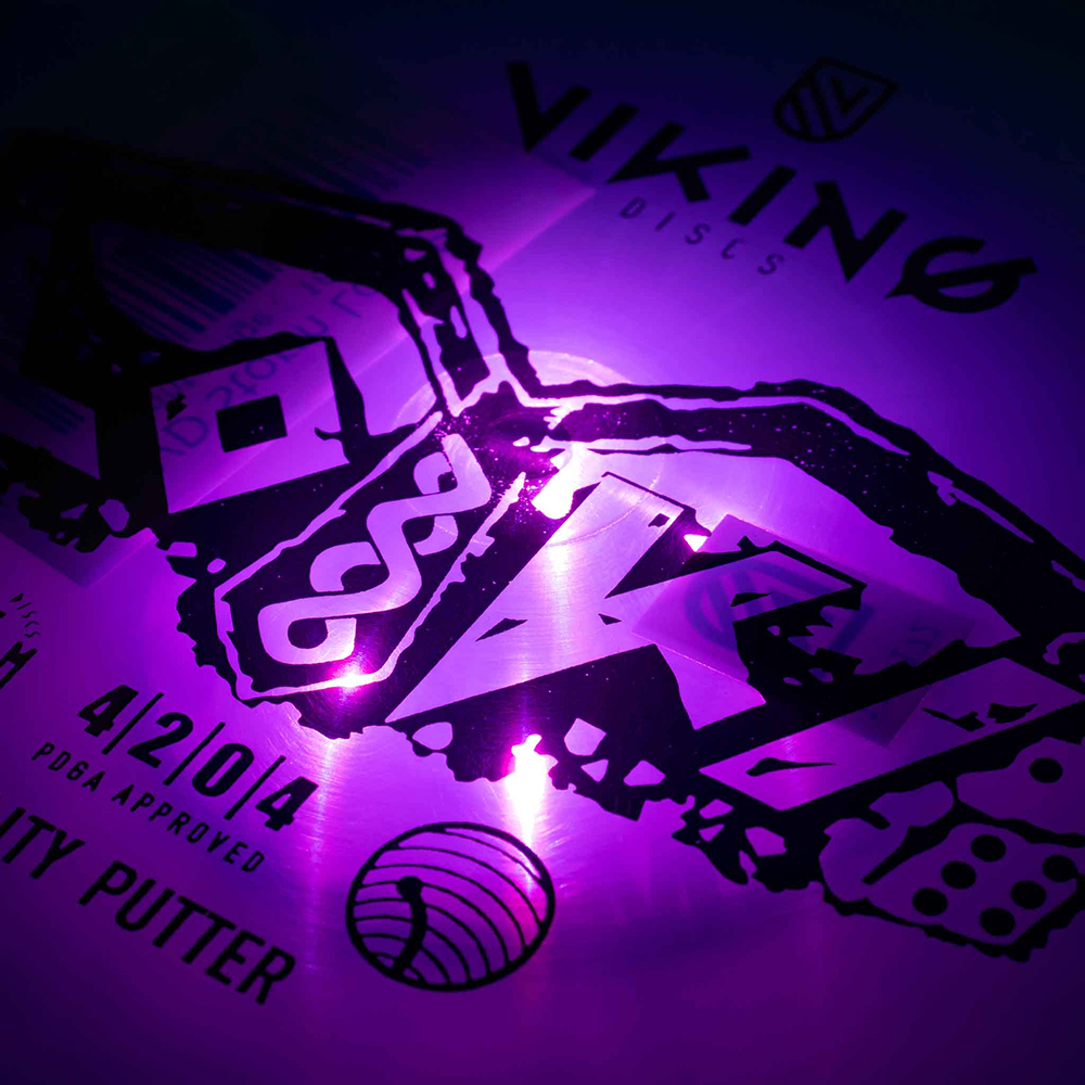 LED-belysning Viking Discs till Frisbeegolf 4 st