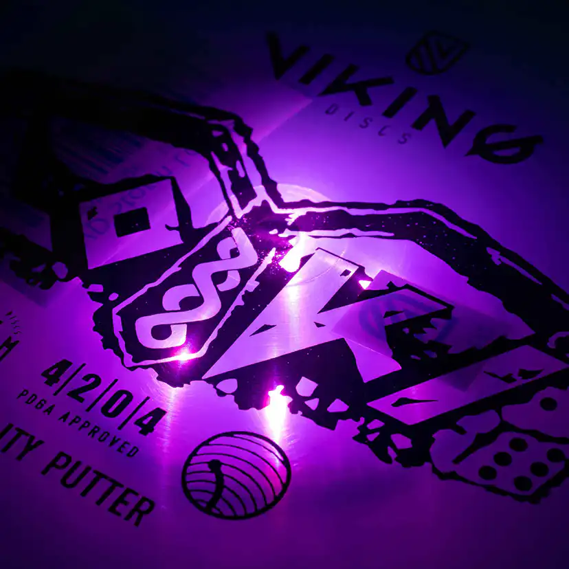 LED-belysning Viking Discs till Frisbeegolf 4 st