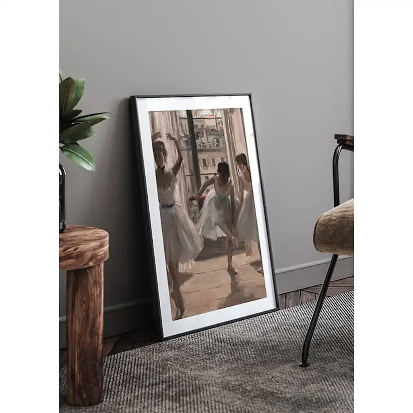 Poster Gallerix Danseuses Dans Une Salle D'exercice By Edgar Degas
