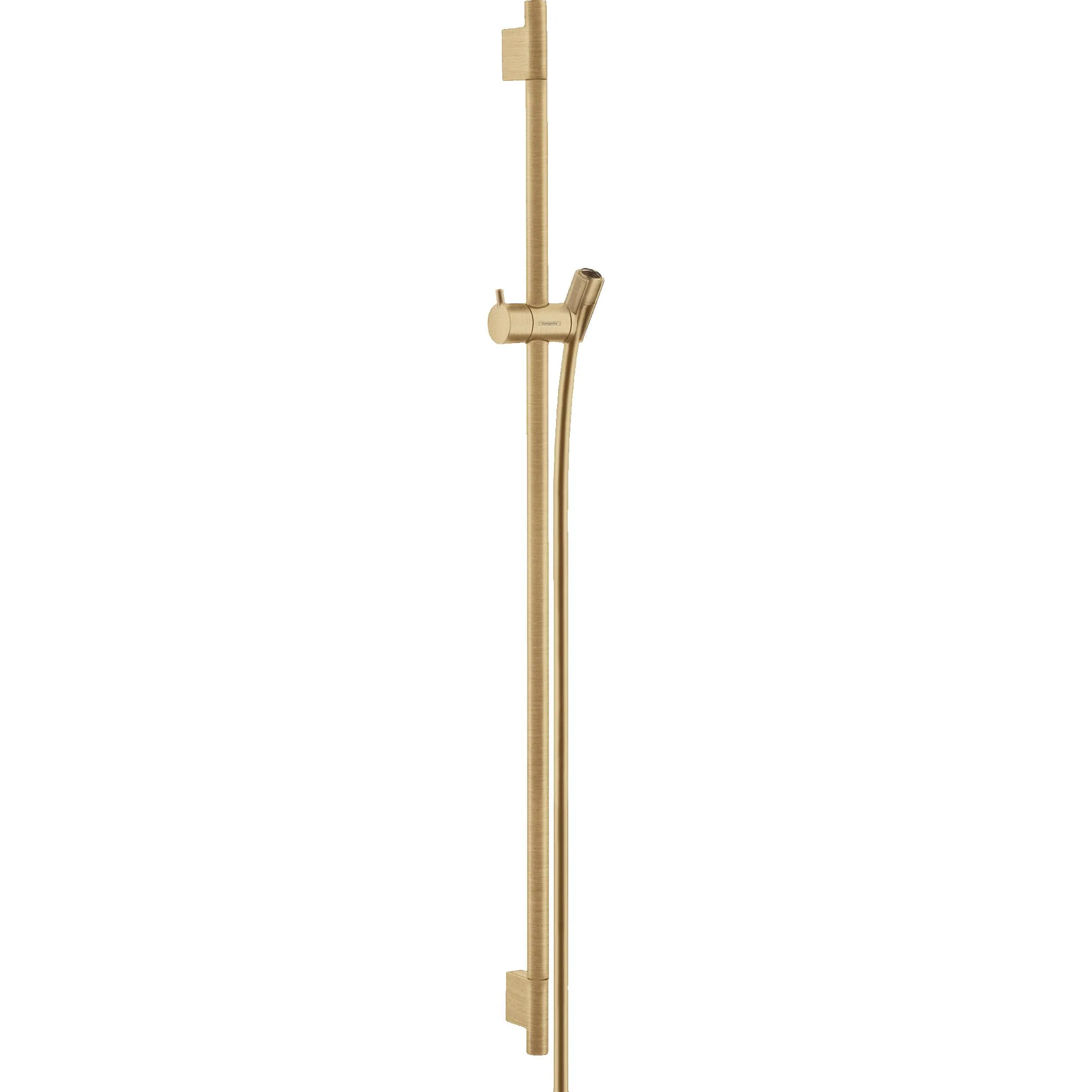 Unica Duschstång S Puro 90 cm med duschslang Borstad Brons, H: 1008 mm