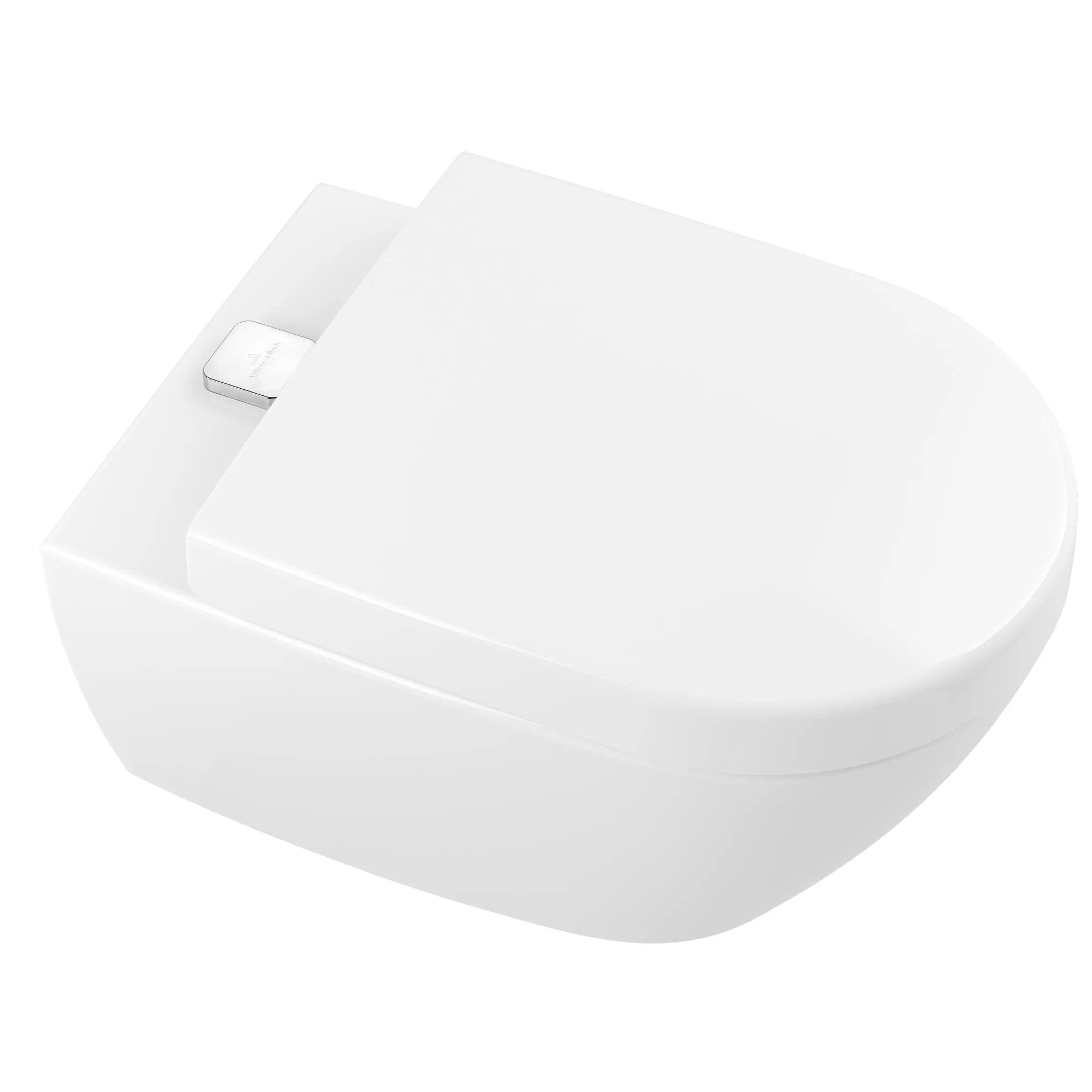 Vägghängd Toalettstol Villeroy & Boch Subway 2.0 med Integrerad Spolknapp