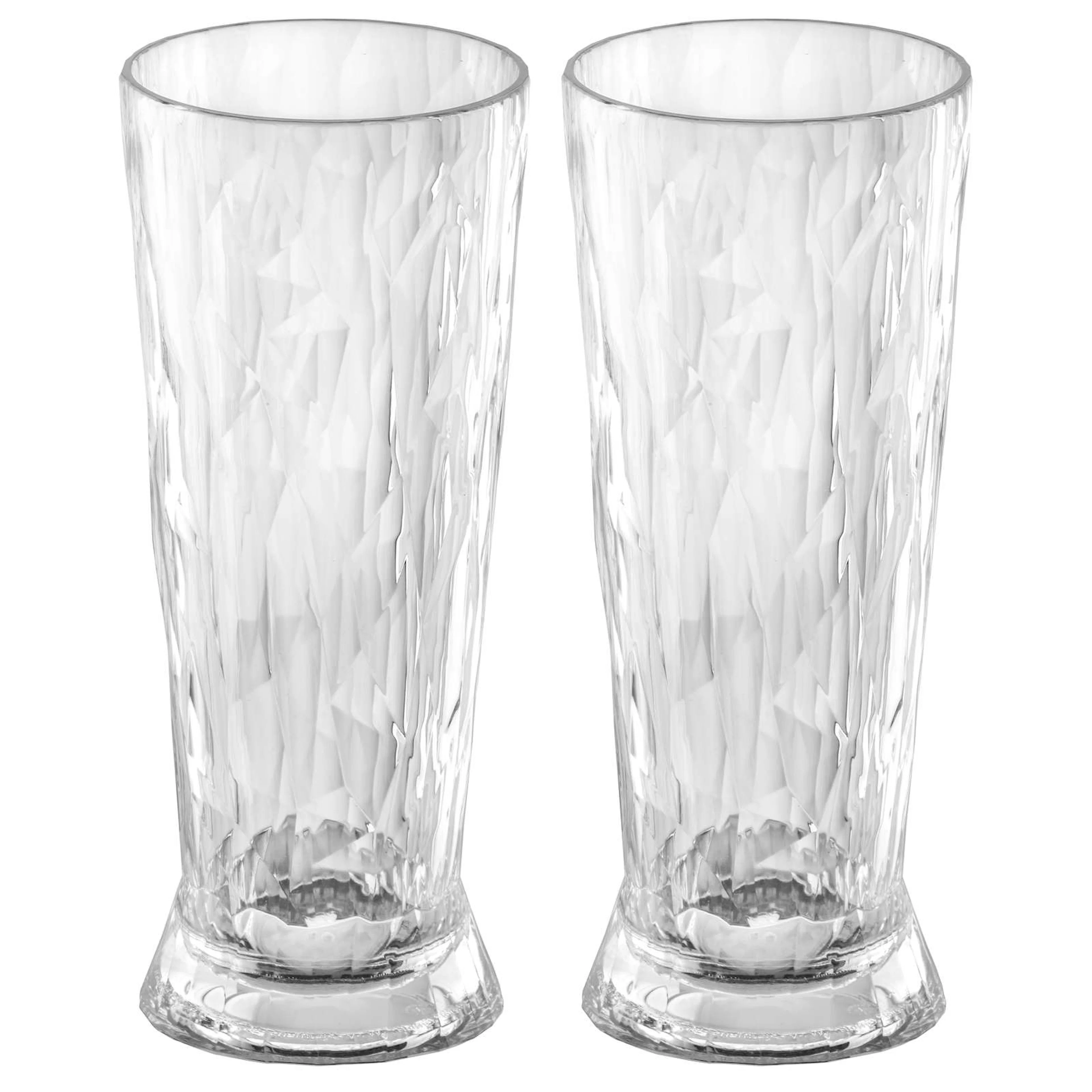 Ölglas Koziol Club No. 10 300 ml Crystal Clear 2-pack