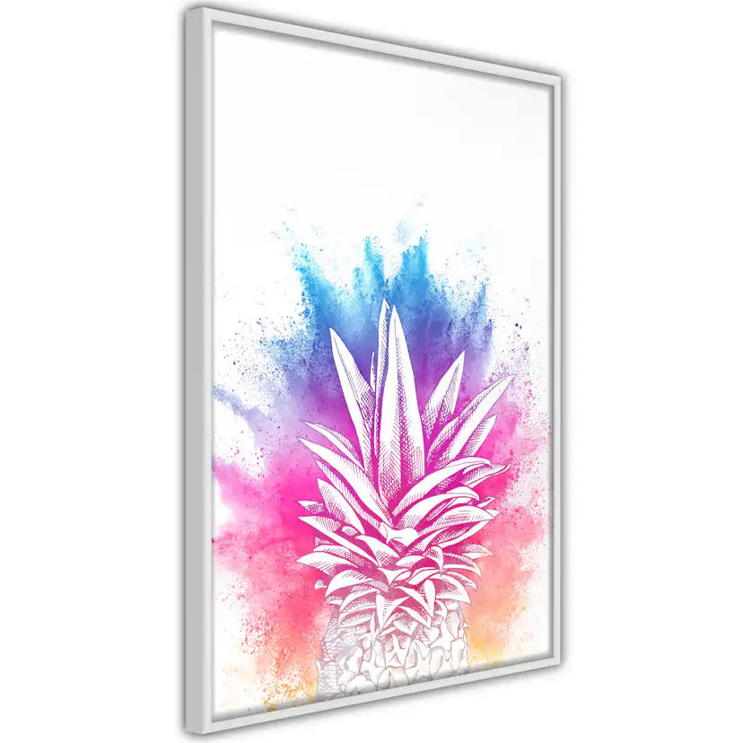 Poster Artgeist Affisch Colourful Pineapple