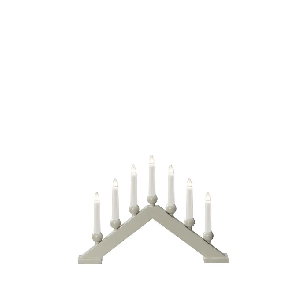 Adventsljusstake Gnosjö Konstsmide 7 Ljus Trä