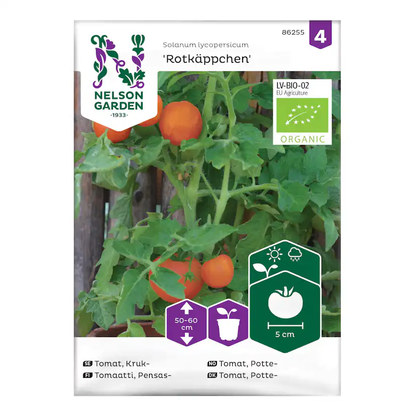 Frö Kruktomat Nelson Garden Rotkäppchen Eko