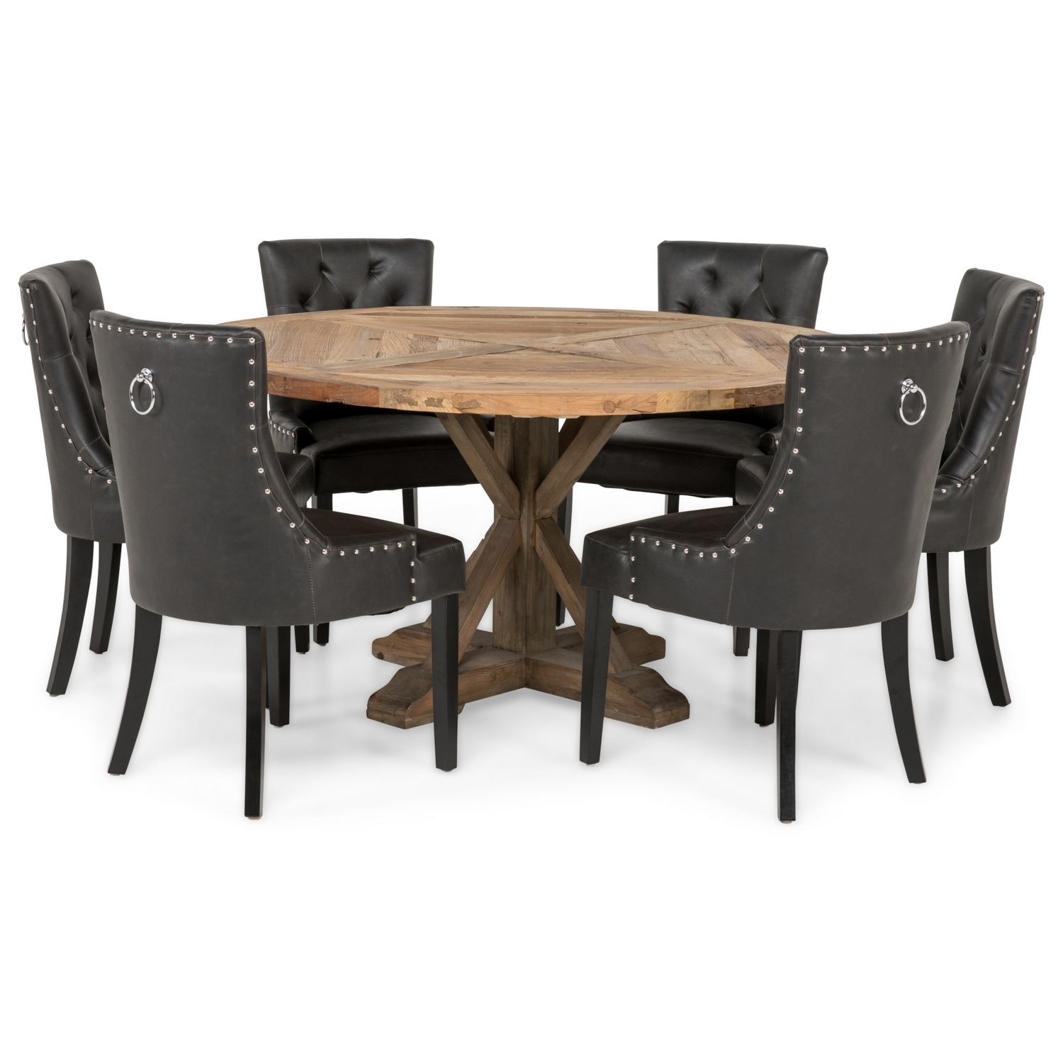 Matgrupp In Living Lyon 150 cm Rund med 6 Tuva Fåtölj