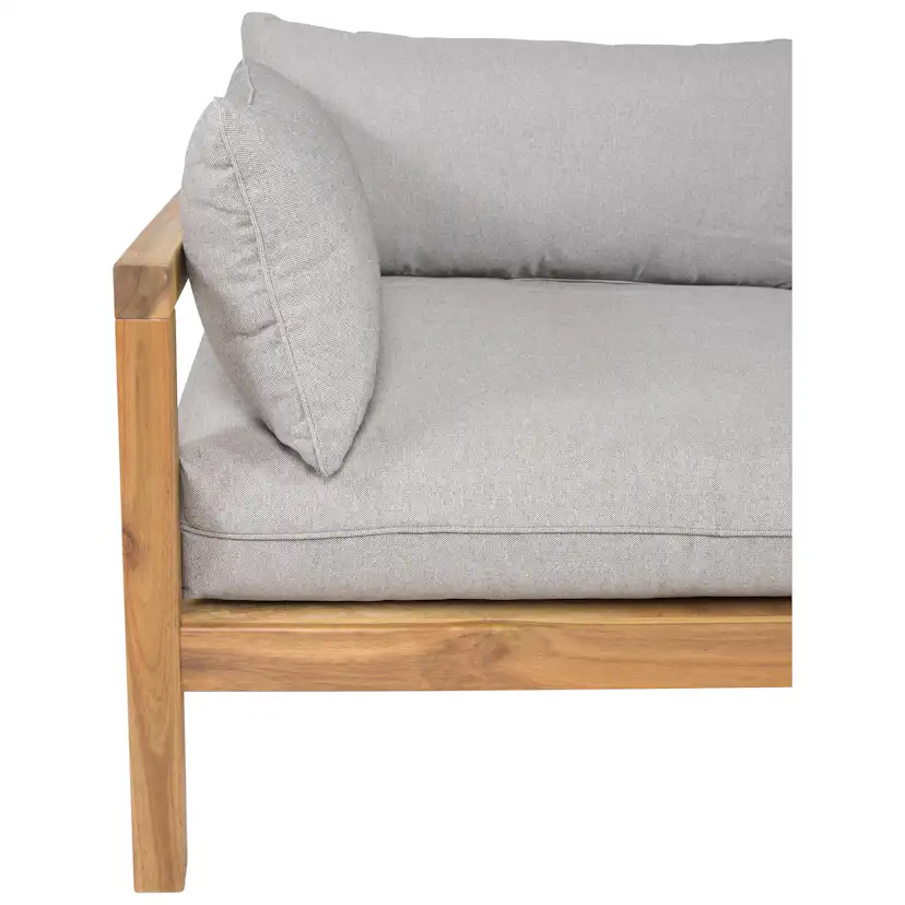 Loungesoffa Venture Home Moa Akacia/Grå, 2-Sits Utesoffa med Dyna