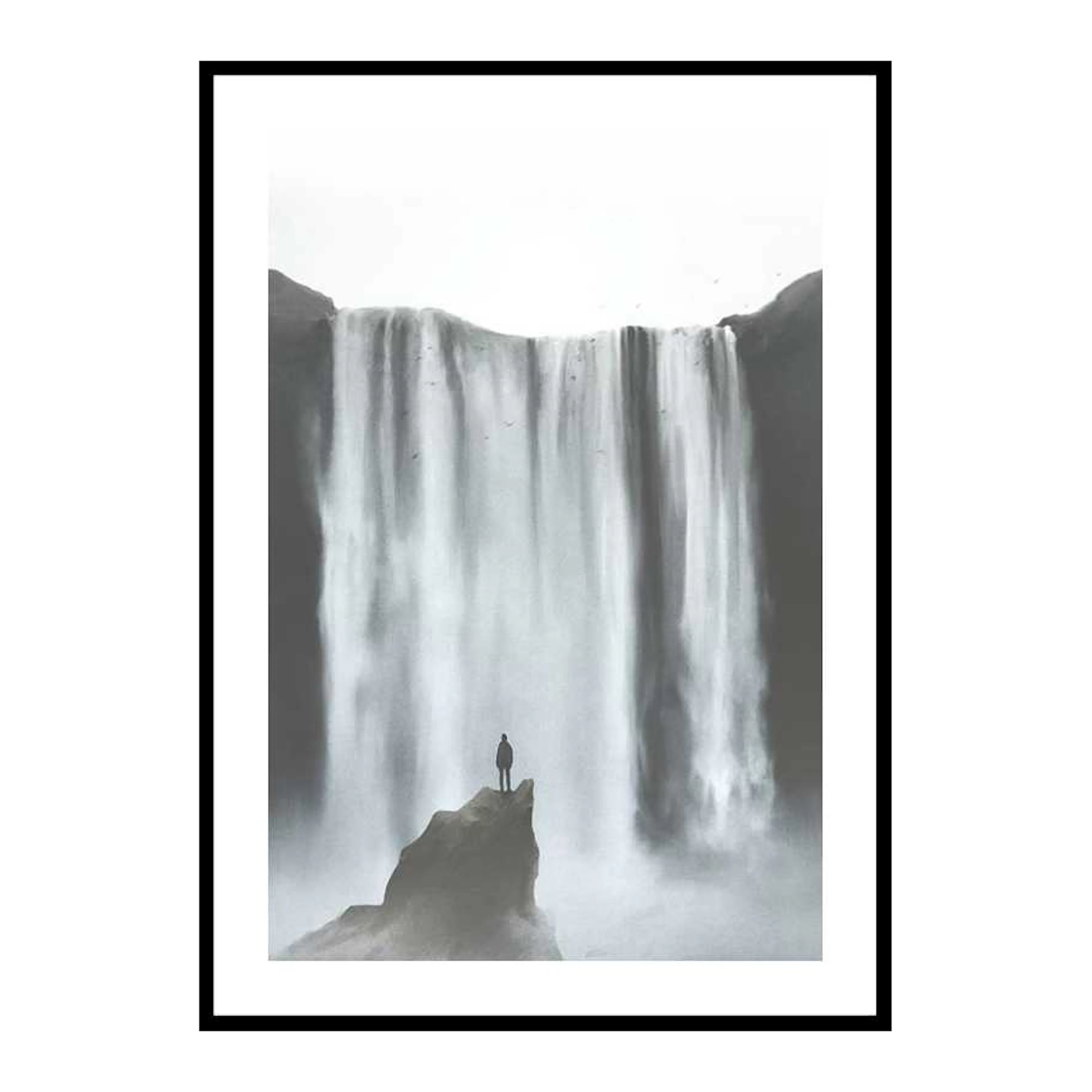 Waterfall View 50x70 cm