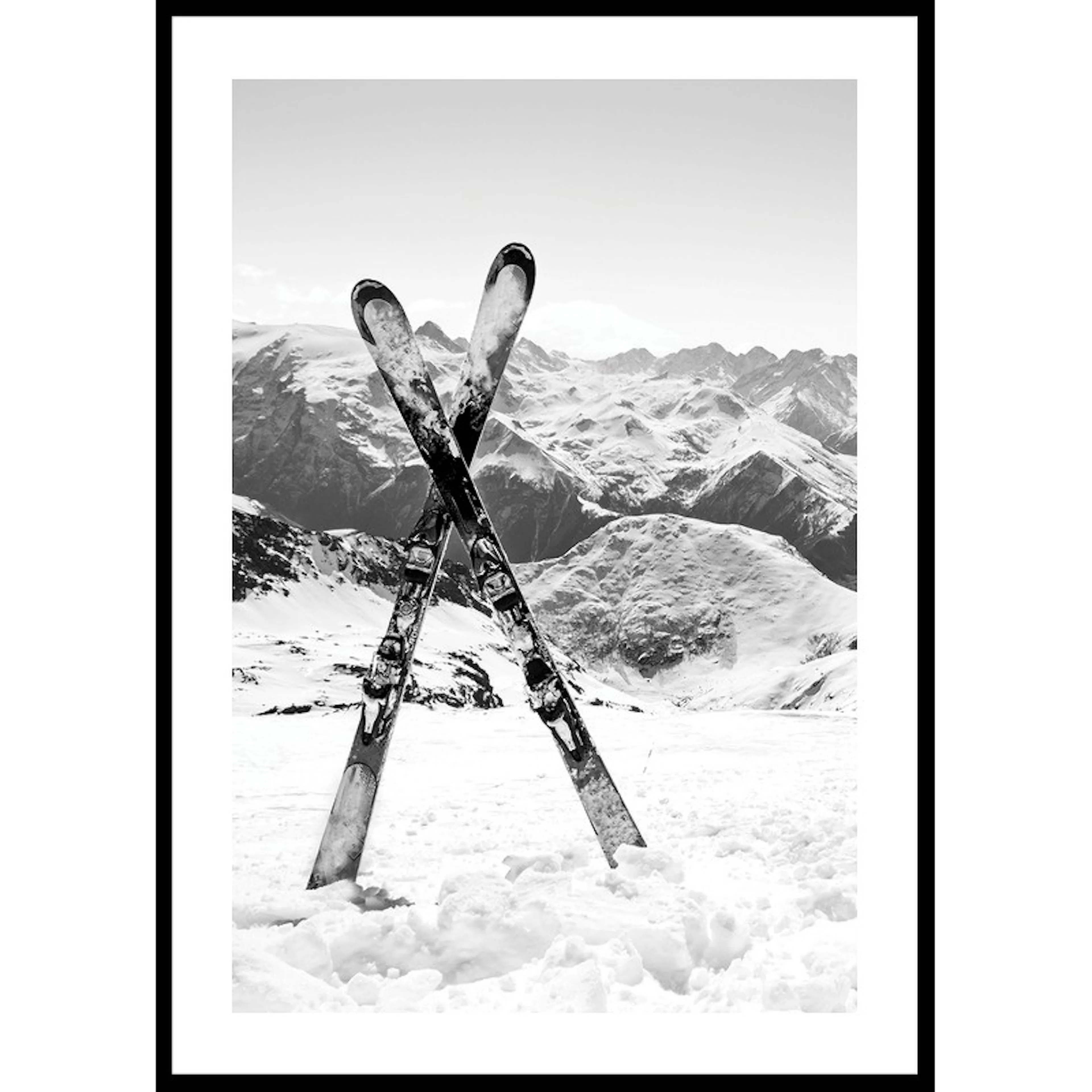 Poster Gallerix Crossed Skis