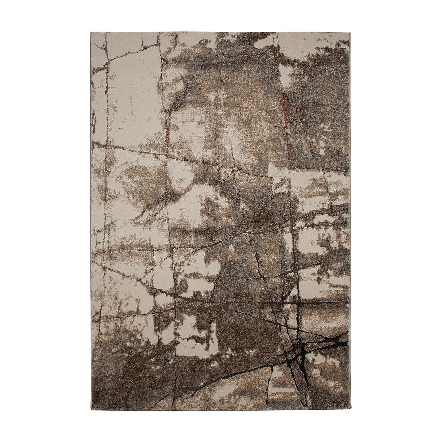 Friezematta KM Carpets Ibiza Tegel Rost