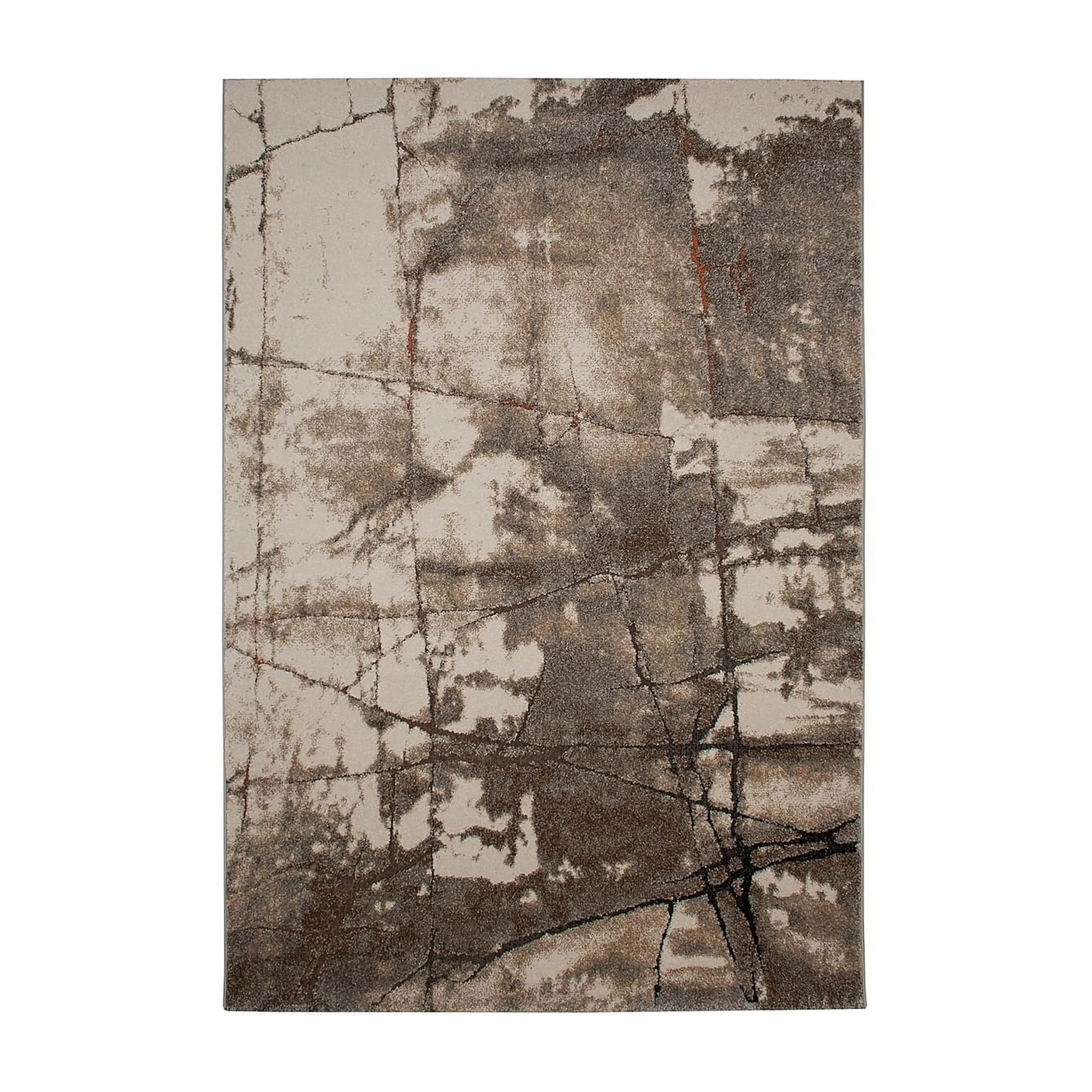 Friezematta KM Carpets Ibiza Tegel Rost