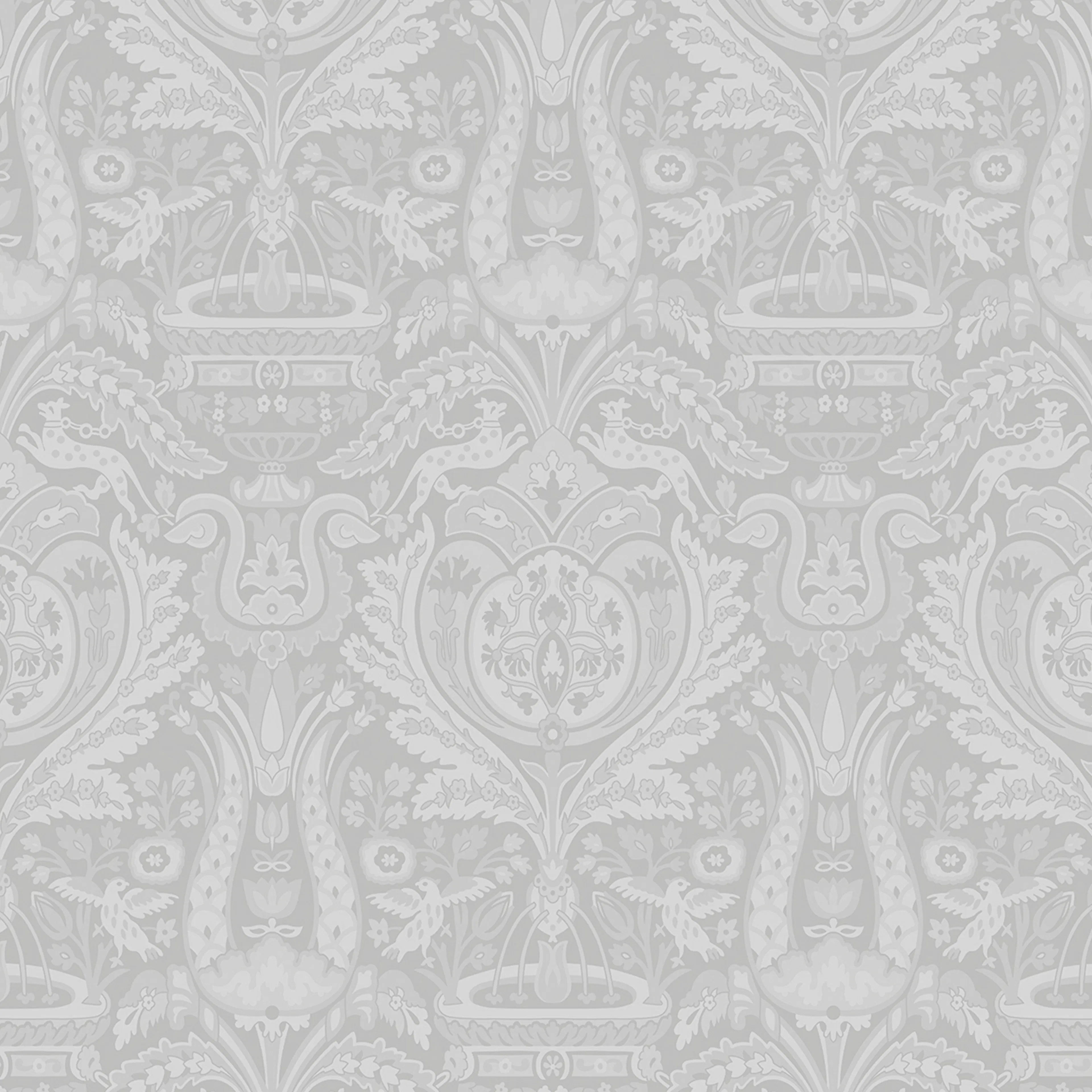 Tapet Laura Ashley Heraldic Damask Slate Gra