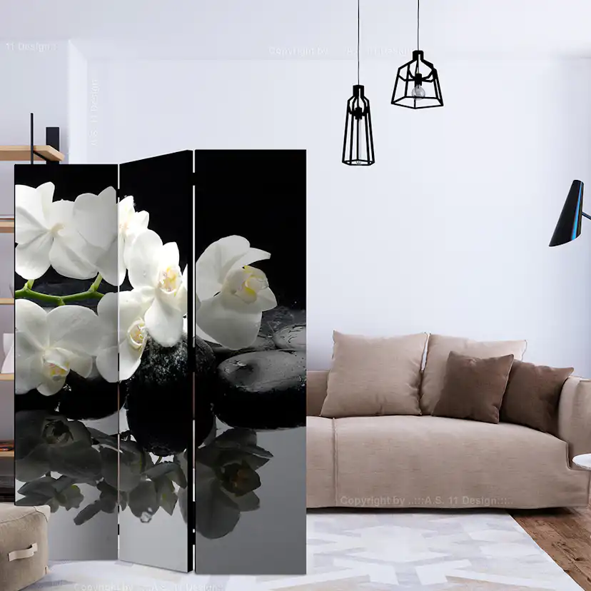 Rumsavdelare Arkiio Spa Stones And Orchid 135x172 cm