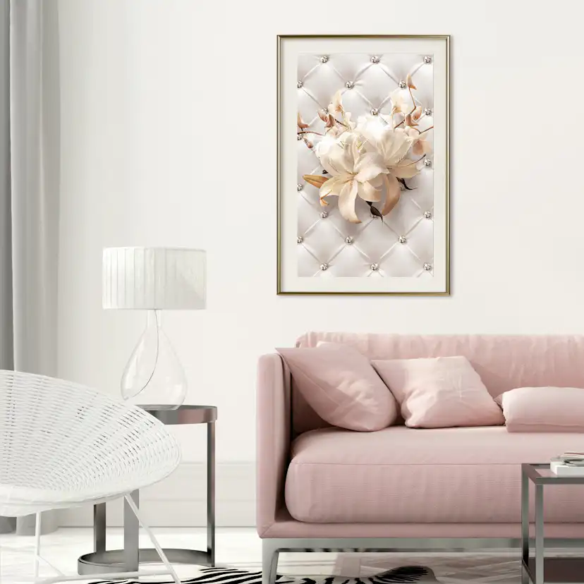 Poster Artgeist Affisch Diamond Lilies