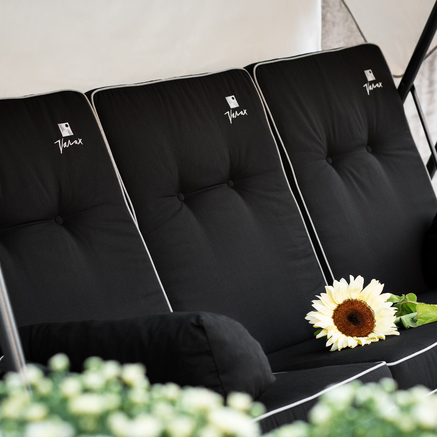 Suvi 3- pers. hammock, 71B-1 Grå/Svart