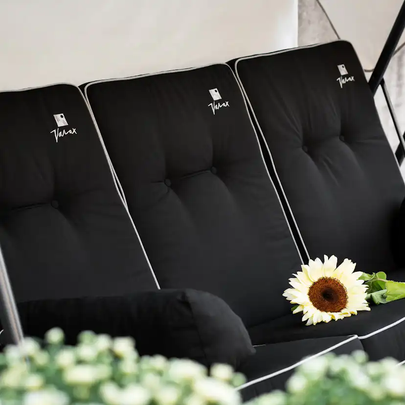 Suvi 3- pers. hammock, 71B-1 Grå/Svart