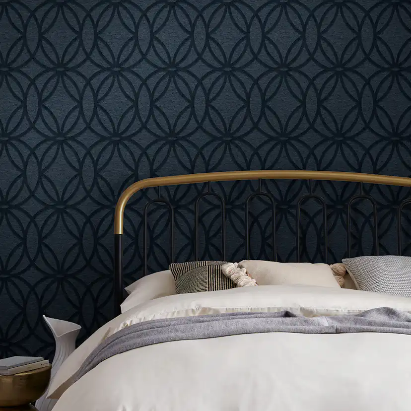 Tapet NEXT Luxe Eclipse Navy