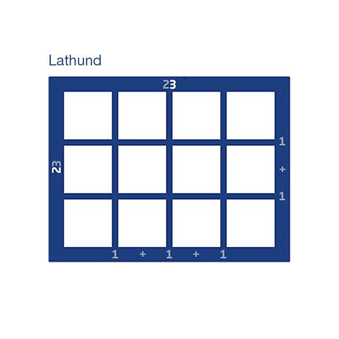 NorDan NTech Genomågnde Mittpost Alu/Trä