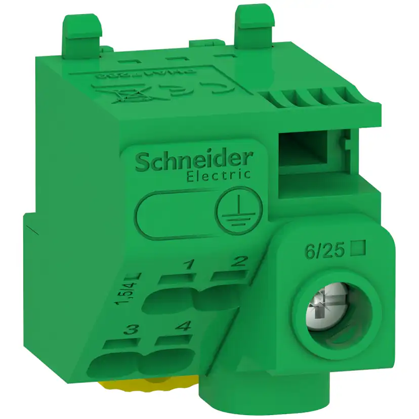 Jordplint Schneider Electric Linergy 5–24 Anslutningar
