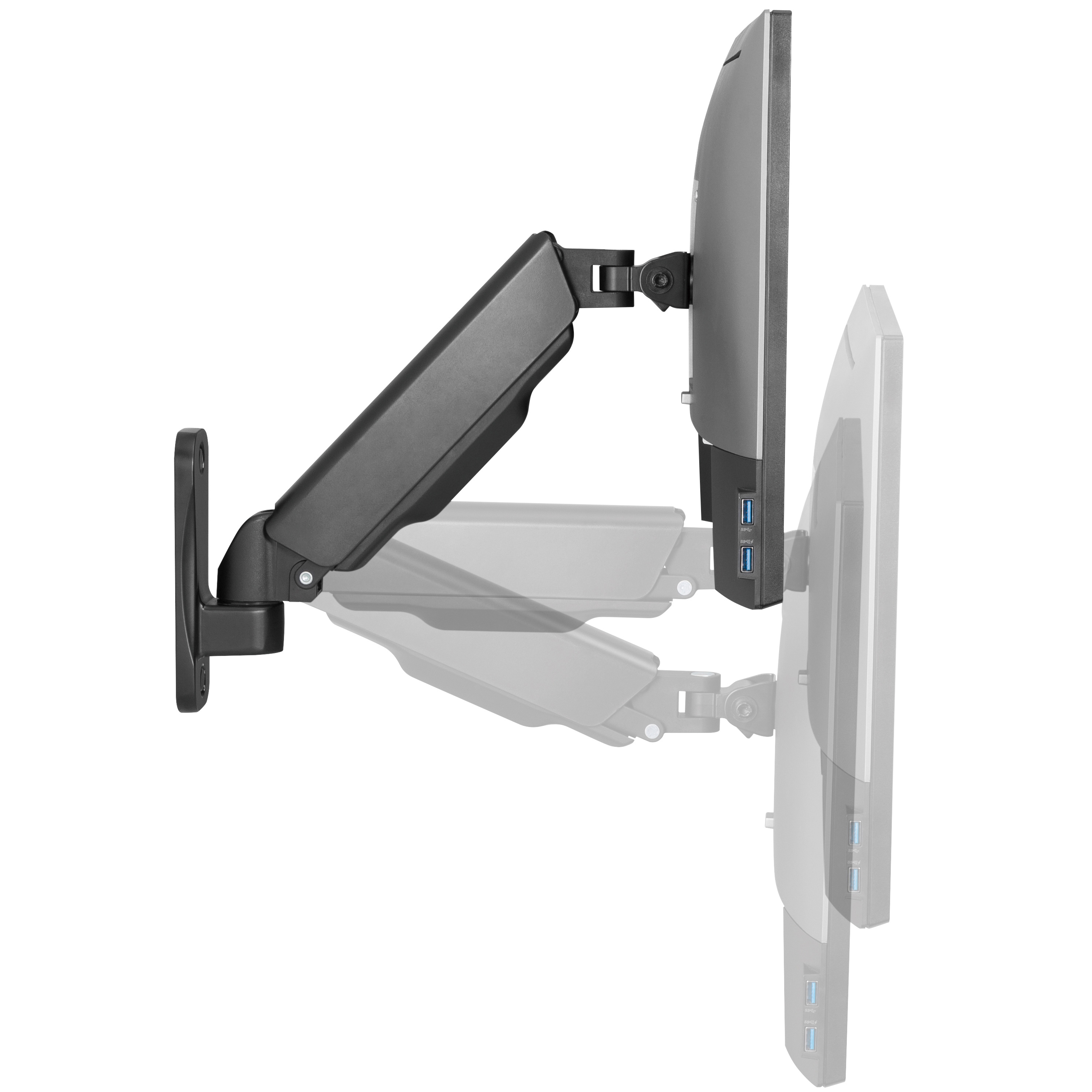 Monitorarm LogiLink Väggfäste 17-32 tum Gasfjädrad 260 mm