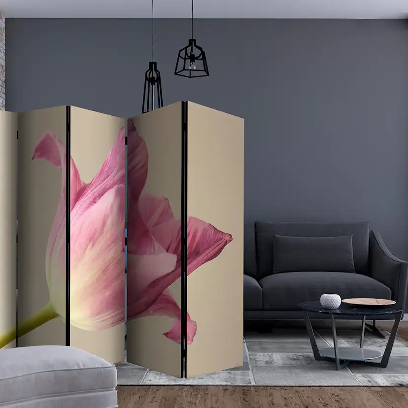 Rumsavdelare Skärmvägg Arkiio Pink Tulip II 225x172 cm