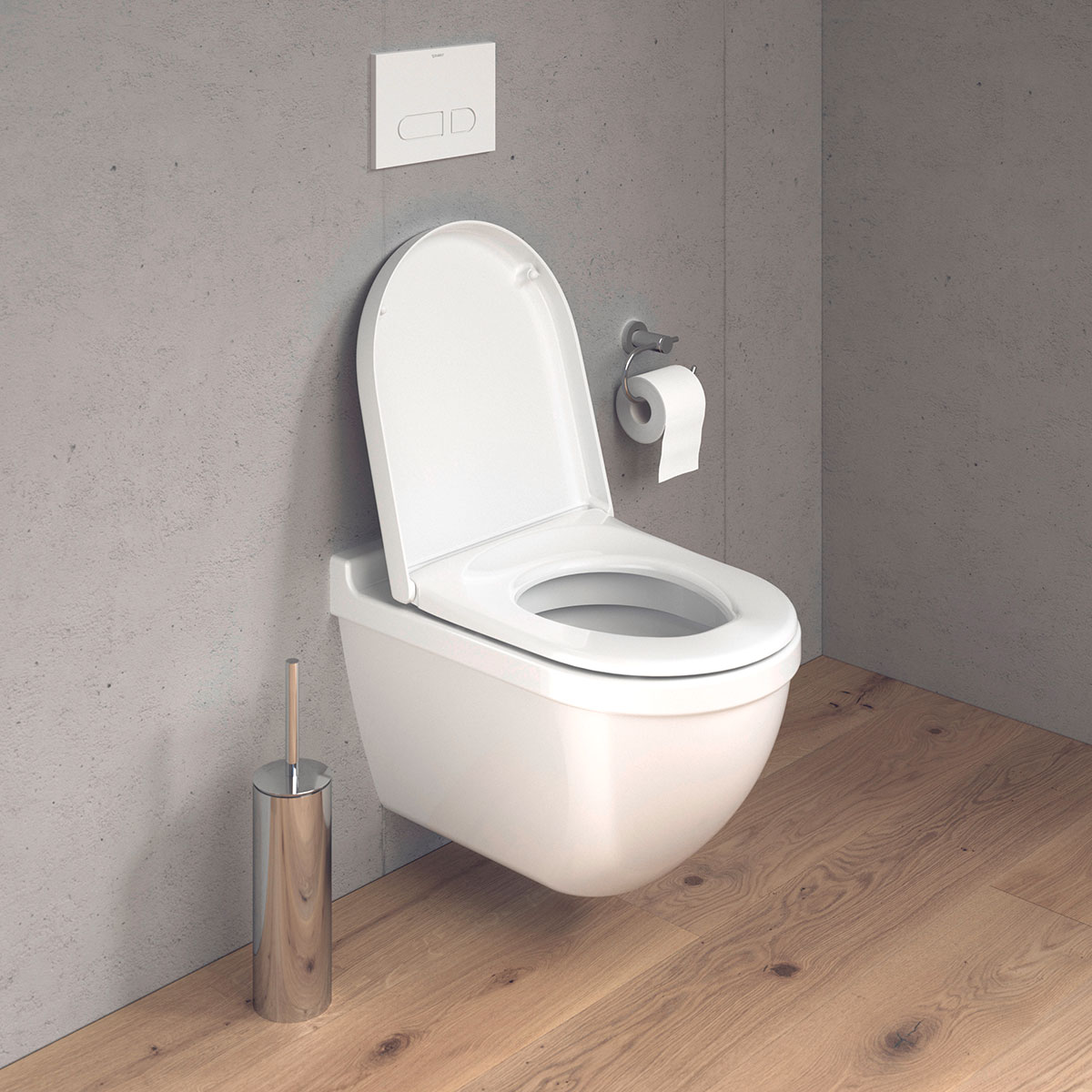 Vägghängd Toalettstol Duravit Starck 3 222509 utan Toalettsits
