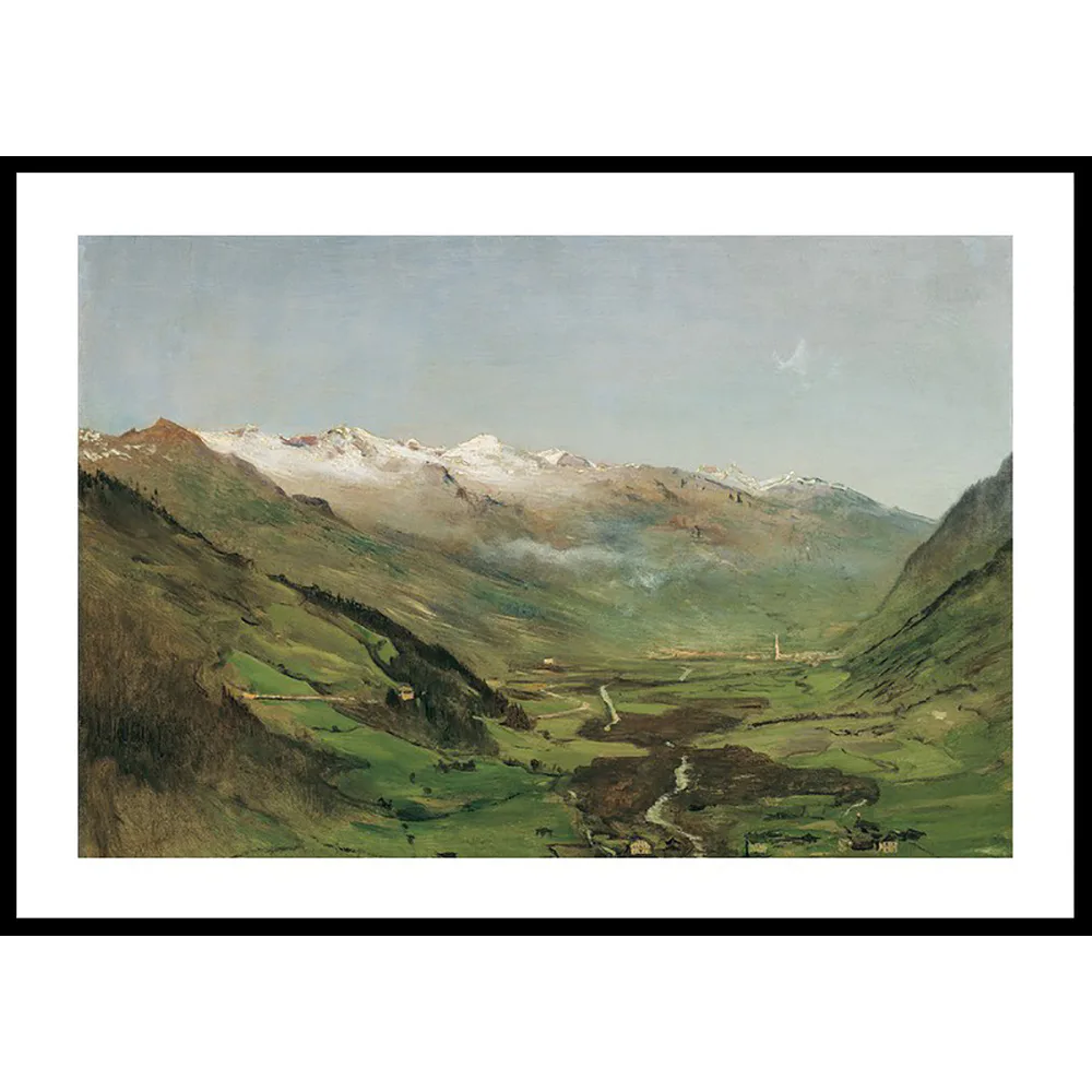 Poster Gallerix Das Gasteinertal I By Anton Romako