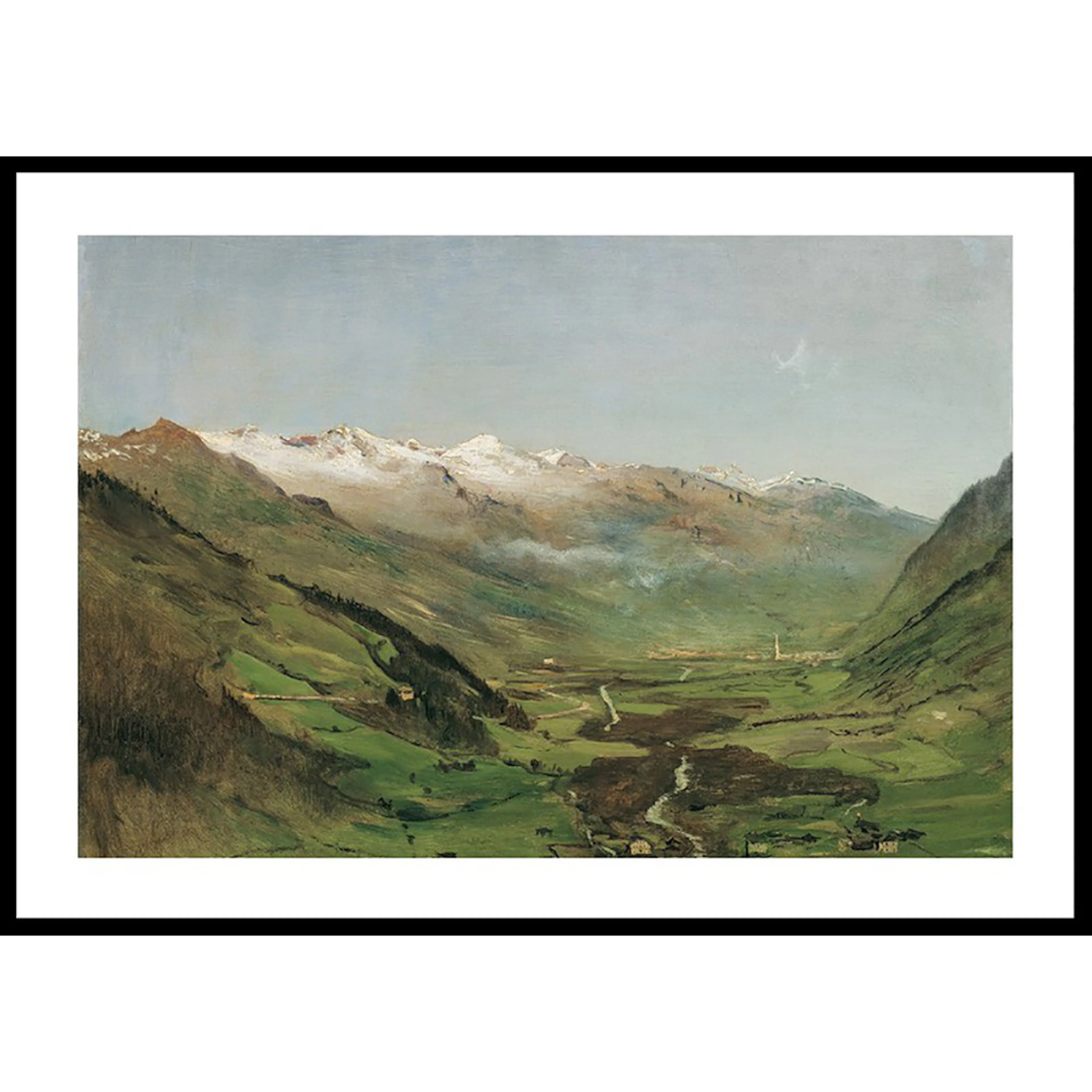 Poster Gallerix Das Gasteinertal I By Anton Romako