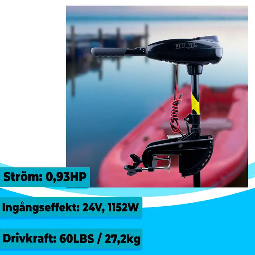 Elmotor Båt Deep Sea Elektrisk 60LBS