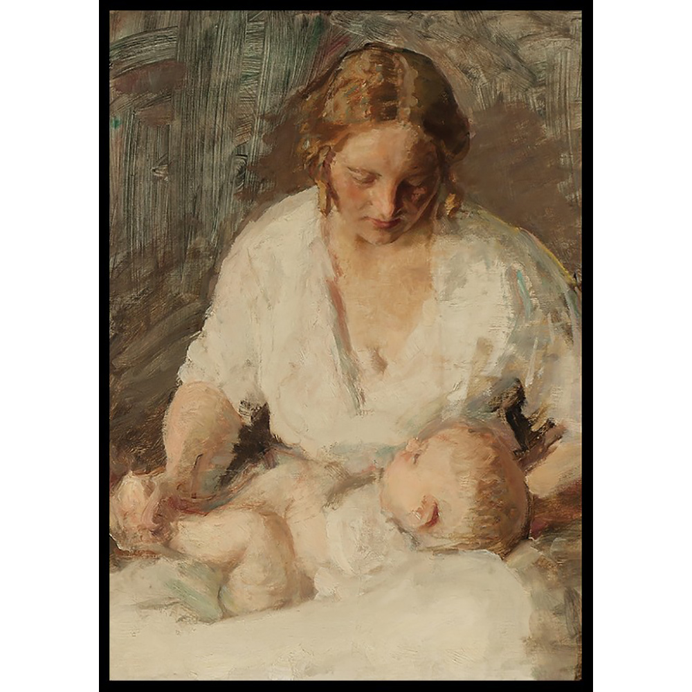 Poster Gallerix Mor Og Barn By Julius Paulsen