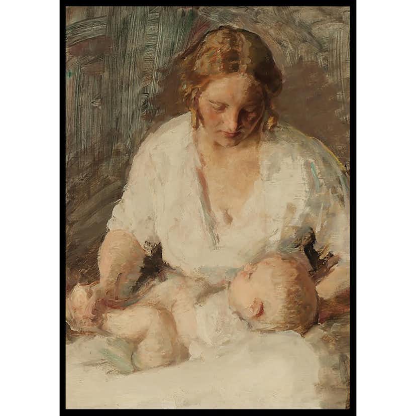 Poster Gallerix Mor Og Barn By Julius Paulsen